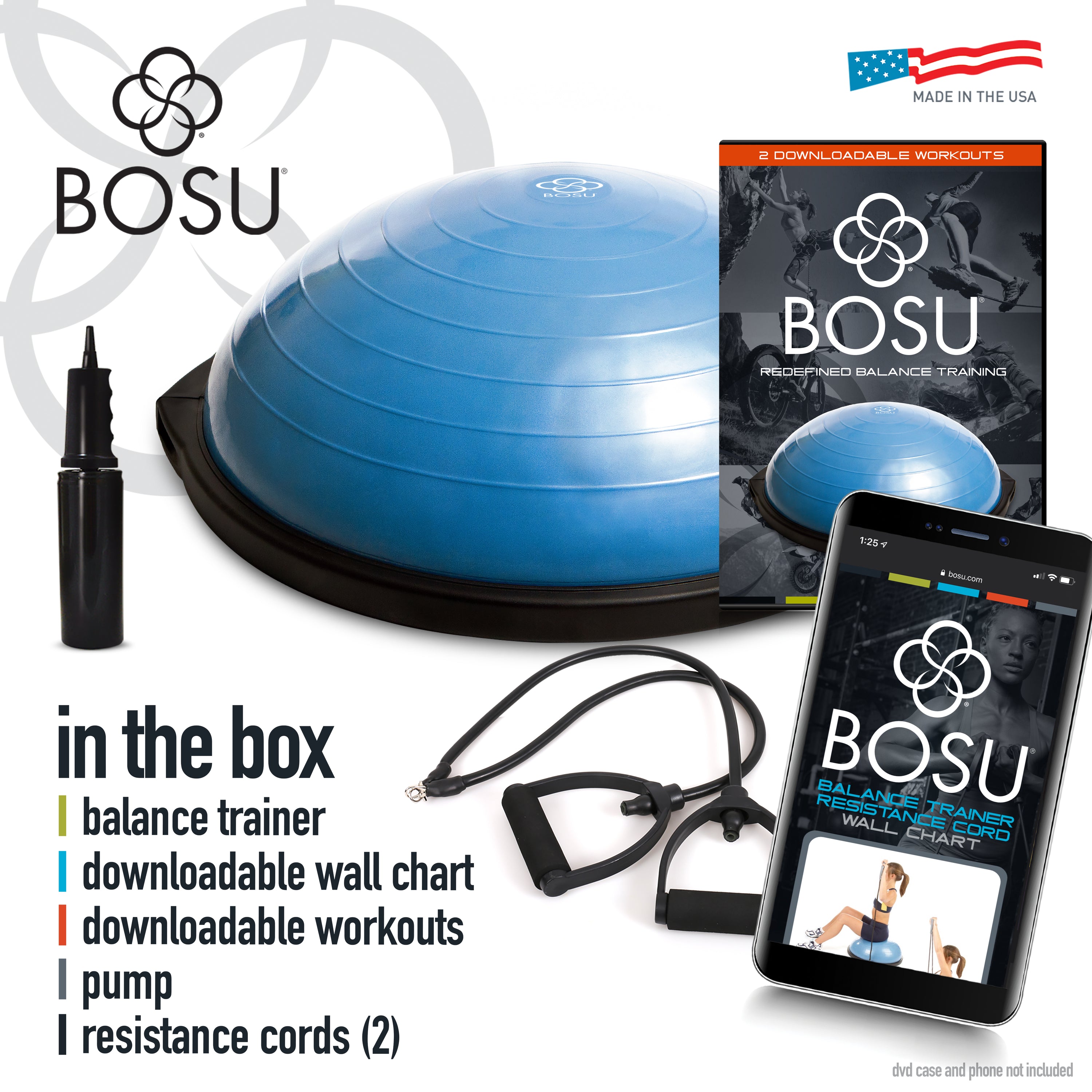BOSU® Balance Trainer with Resistance Bands